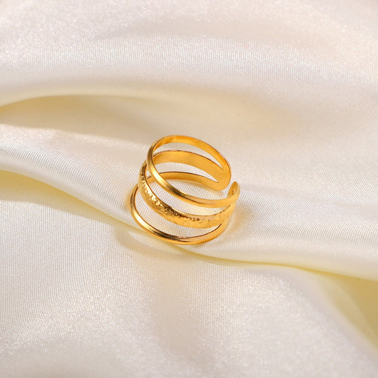 Esme - Layered Gold Ring