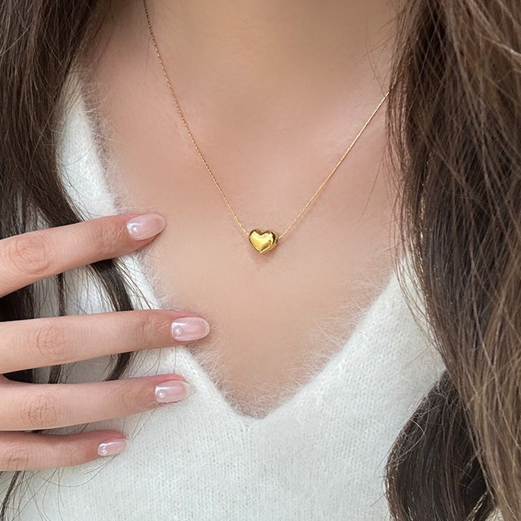 Irene - Gold Heart Necklace