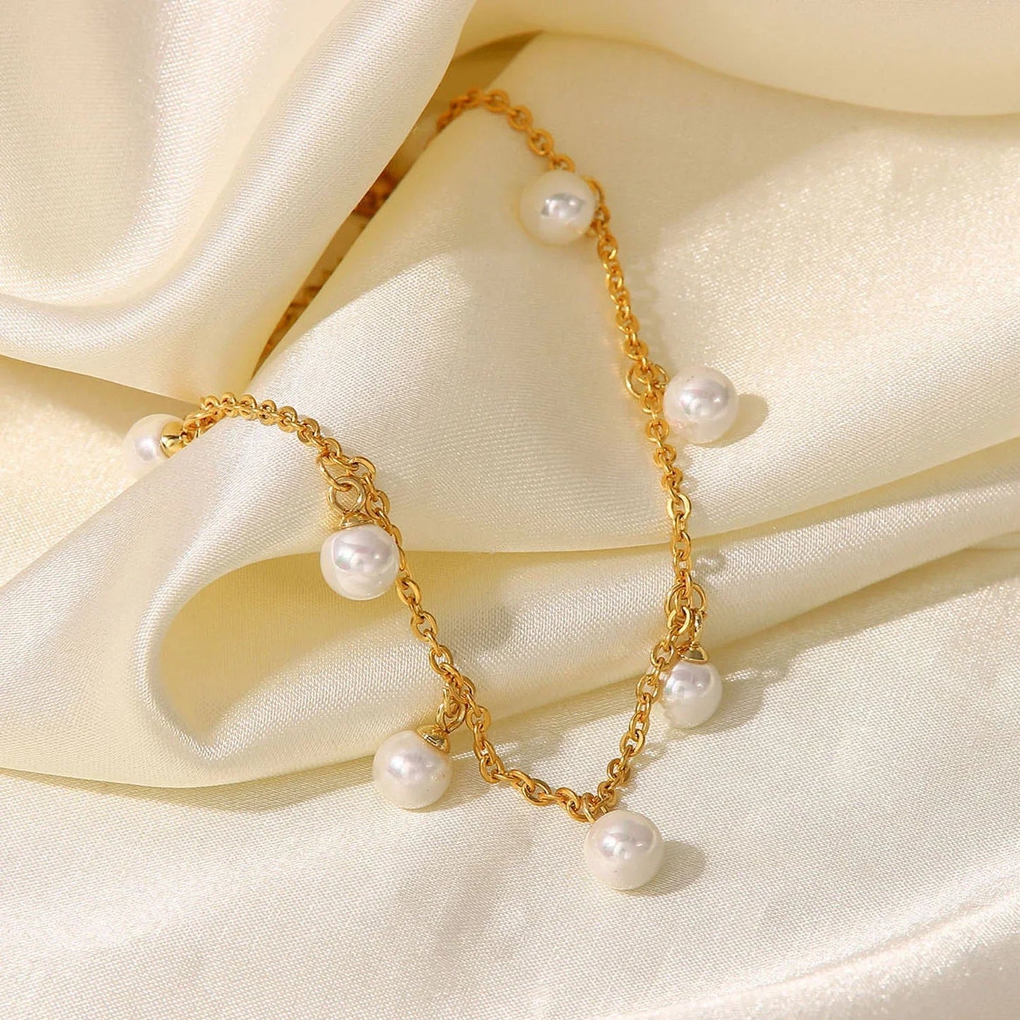 Natalie - Gold Anklet