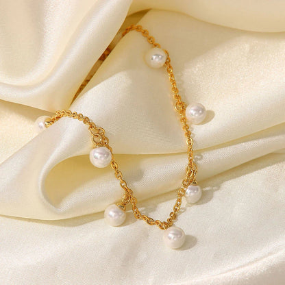 Natalie - Gold Anklet