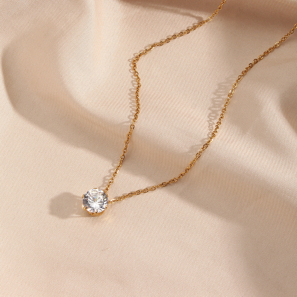Gail - Diamond Gold Necklace
