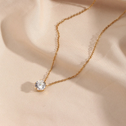 Gail - Diamond Gold Necklace