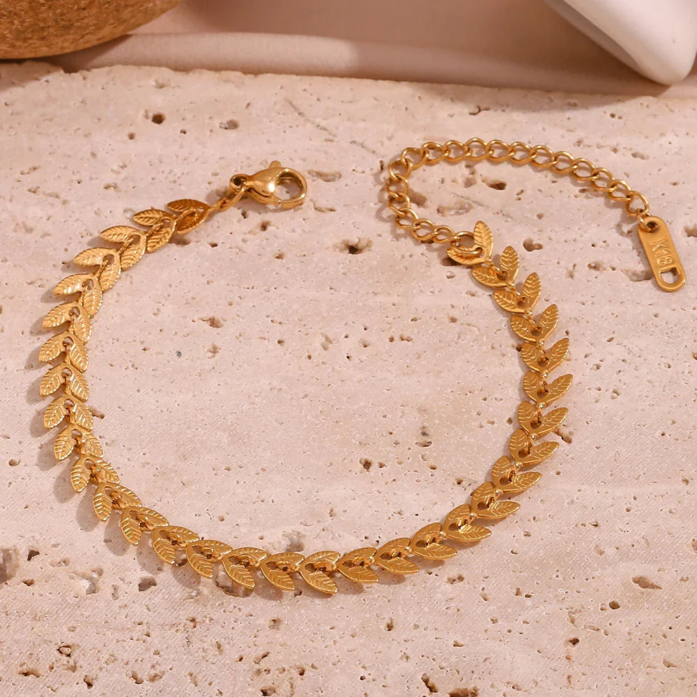 Laurel - Gold Anklet