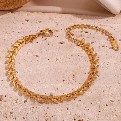 Laurel - Gold Anklet