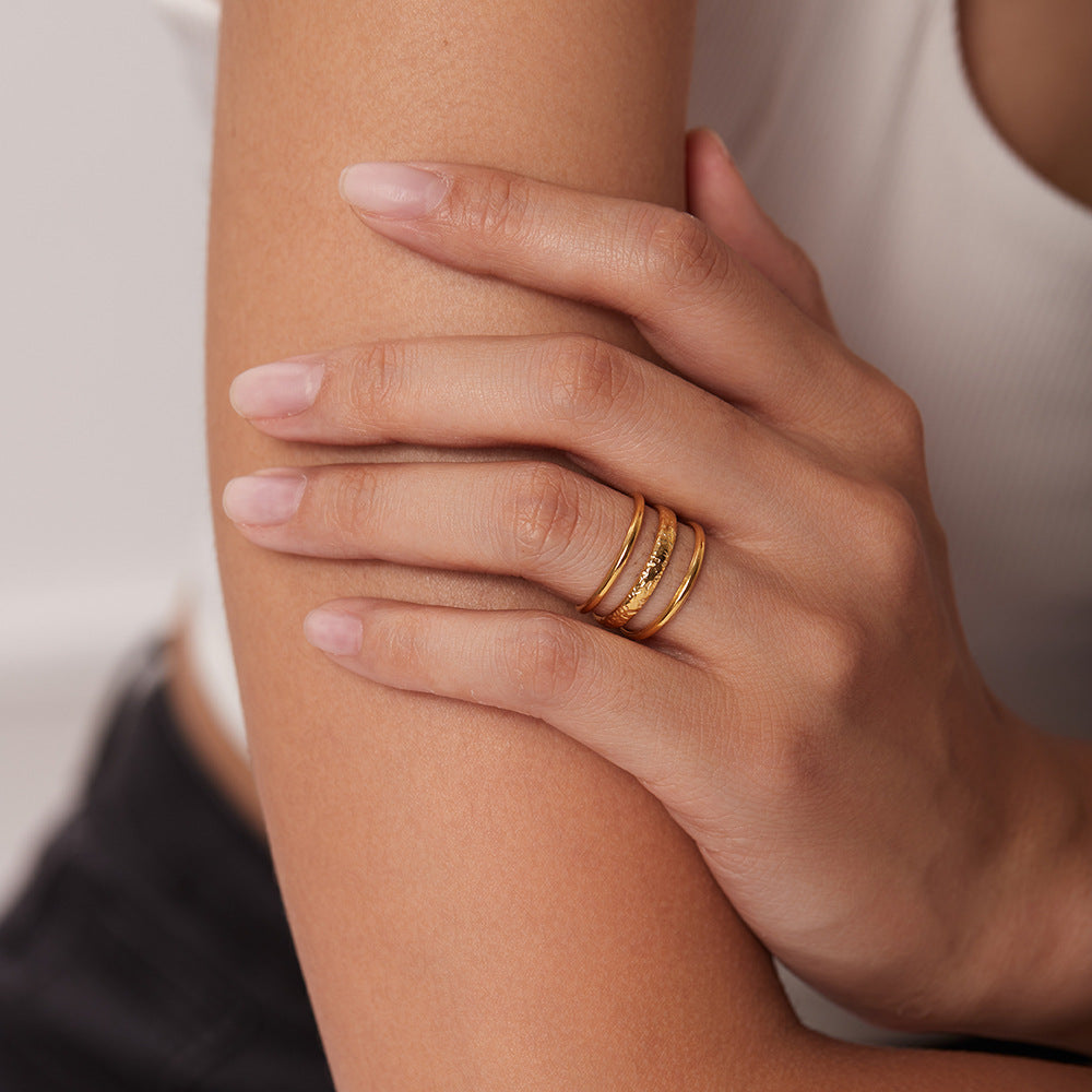 Esme - Layered Gold Ring