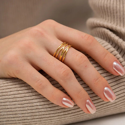 Yvette - Twisted Gold Ring