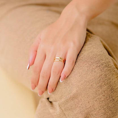 Bethan - Layered Ring