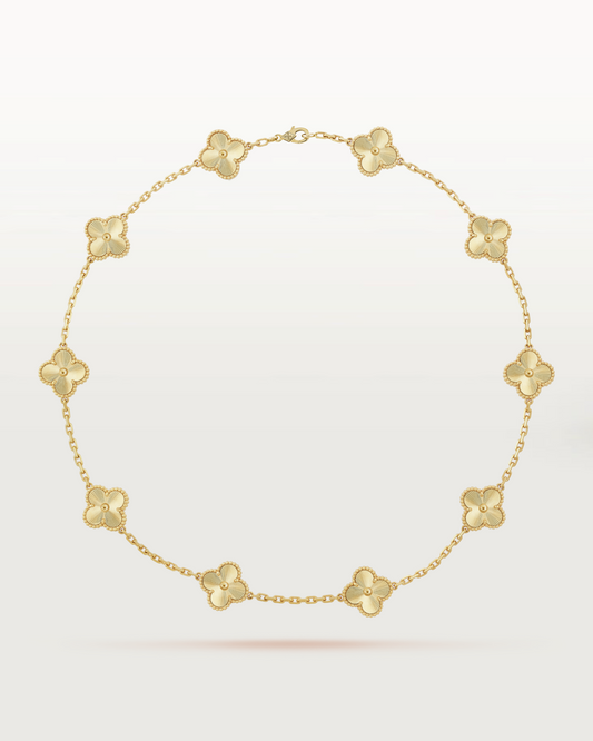Cathy - Clover Necklace Gold