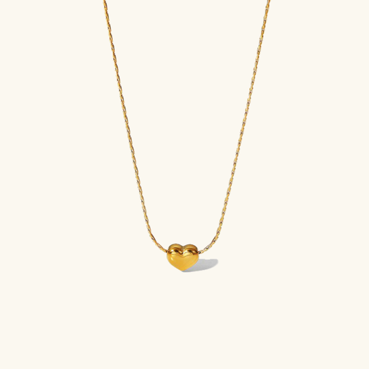 Irene - Gold Heart Necklace