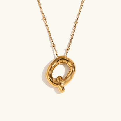 Arabella - Balloon Letter Initial Necklace