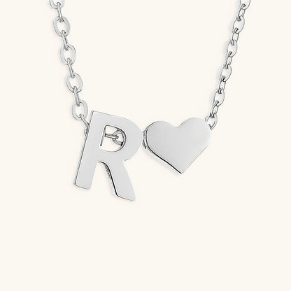 Mallory - Love Initial Letter Necklace