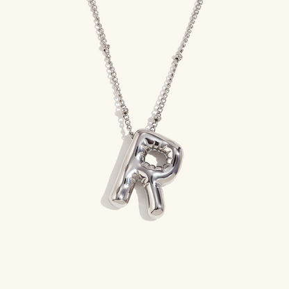 Arabella - Balloon Letter Initial Necklace