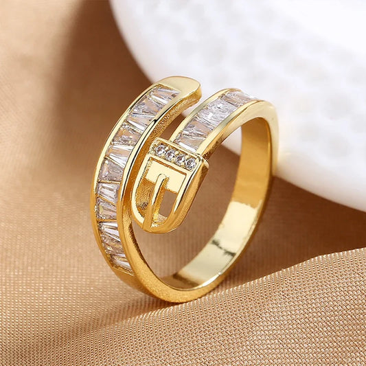 Fiona - Diamond Belt Ring