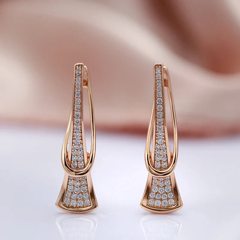 Alira - Layered Diamond Accented Earrings