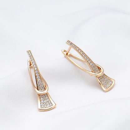 Alira - Layered Diamond Accented Earrings