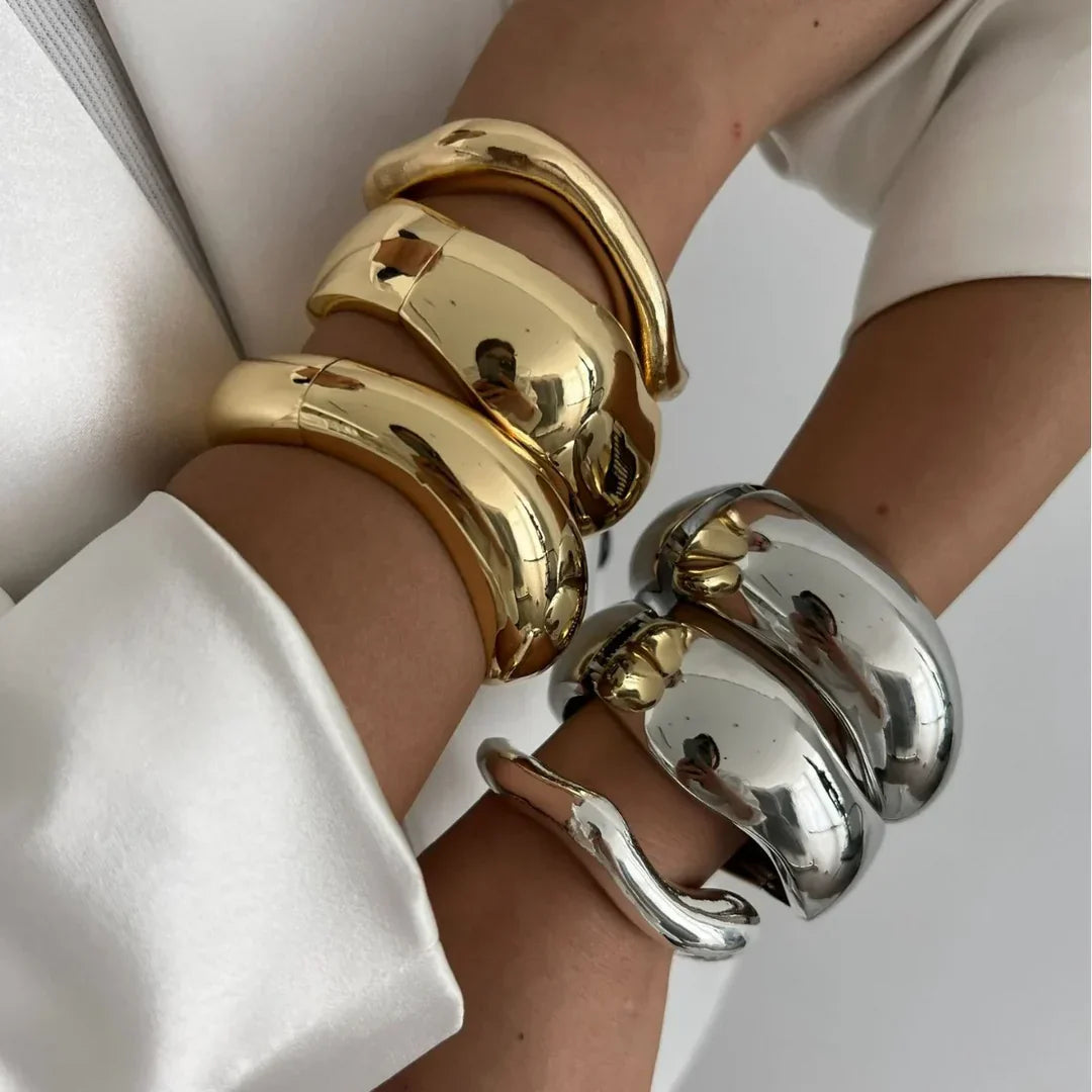 Chic Cuff Bangle Bracelets (3 Piece Set)