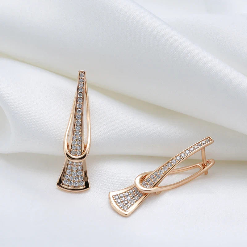 Alira - Layered Diamond Accented Earrings