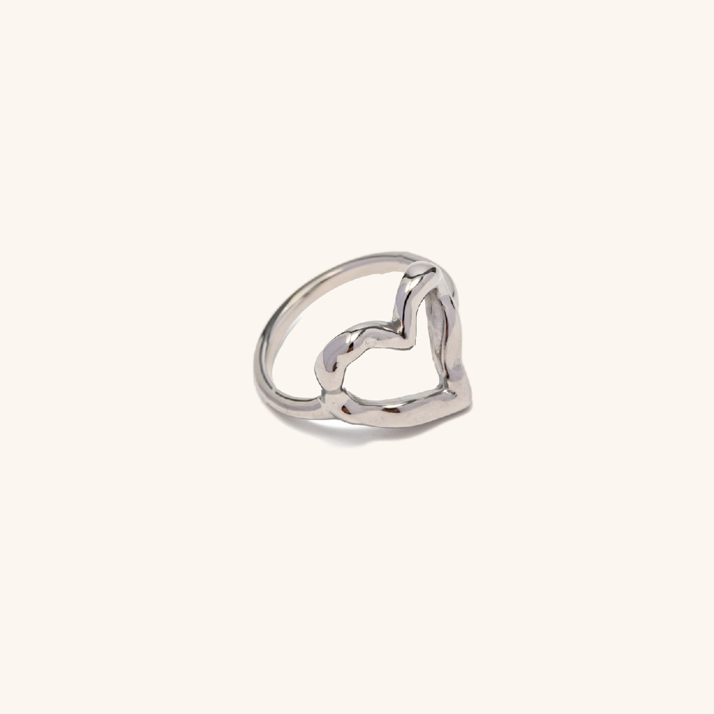 Nalini - Hollow Heart Ring