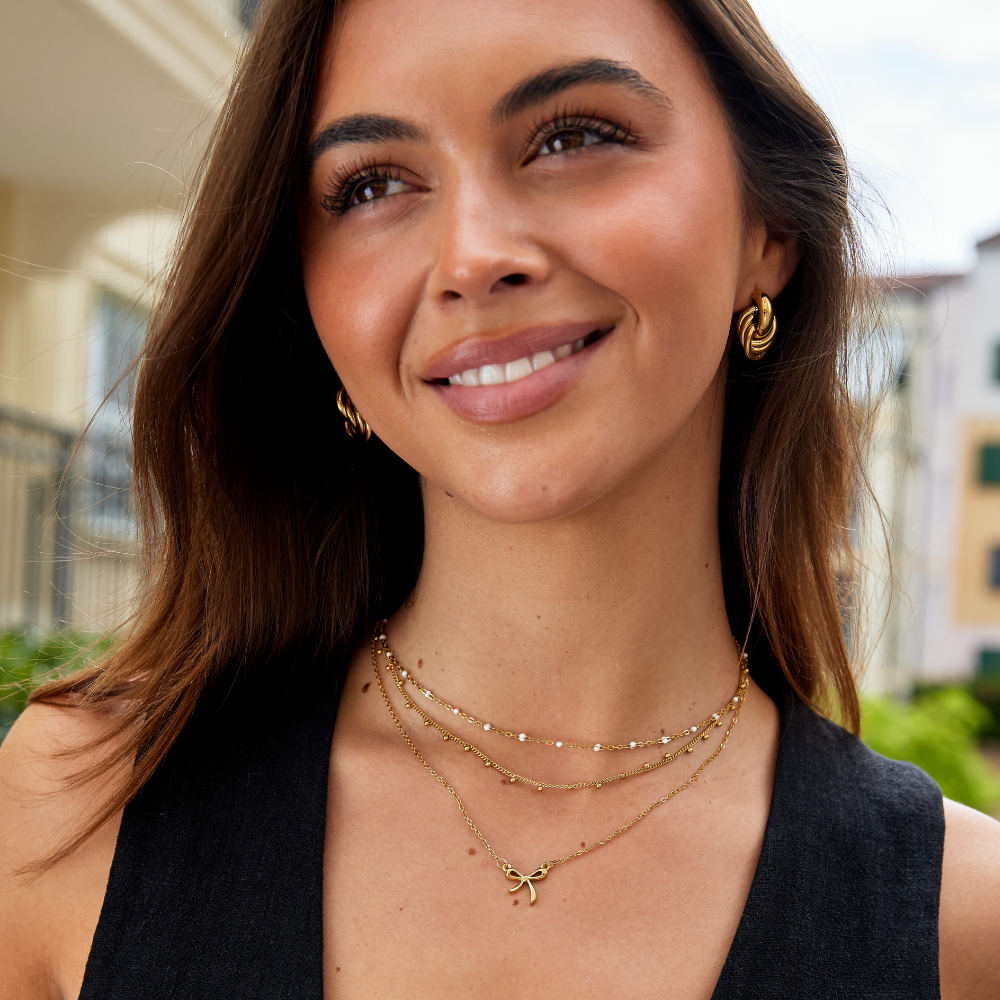 Noa - White Bead Necklace