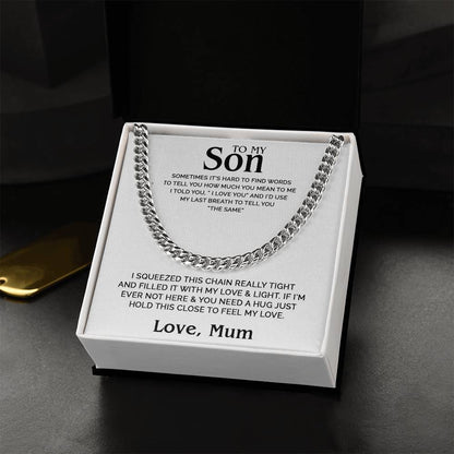 To my Son - Feel my love, Mum