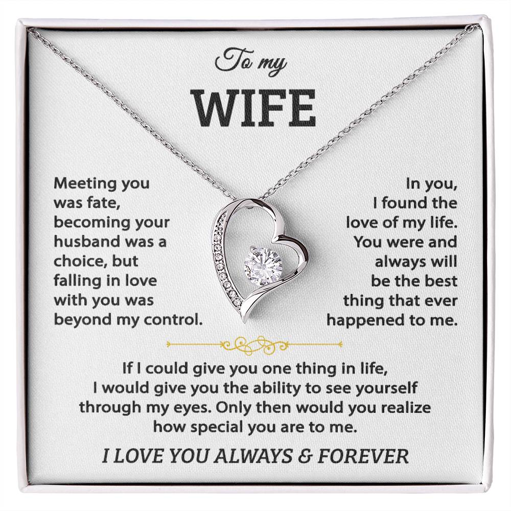To My Wife - Forever Love Heart