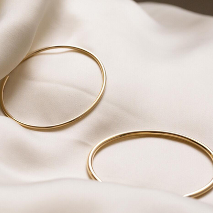 Classic Bangle - Slip-On Gold Bracelet