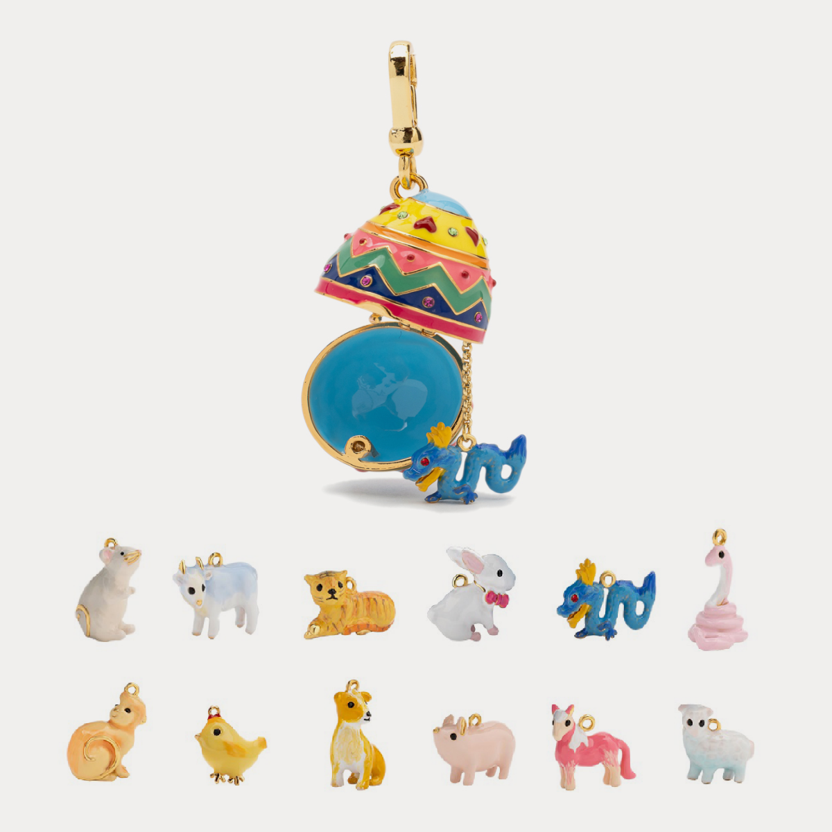 Briony - Zodiac Easter Egg Locket Necklace