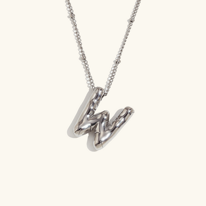 Arabella - Balloon Letter Initial Necklace