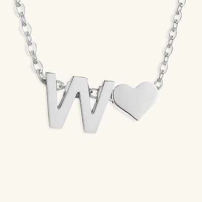 Mallory - Love Initial Letter Necklace