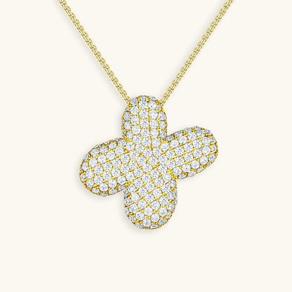 Esme - Bubble Initial Diamond Necklace