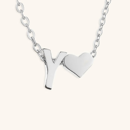 Mallory - Love Initial Letter Necklace