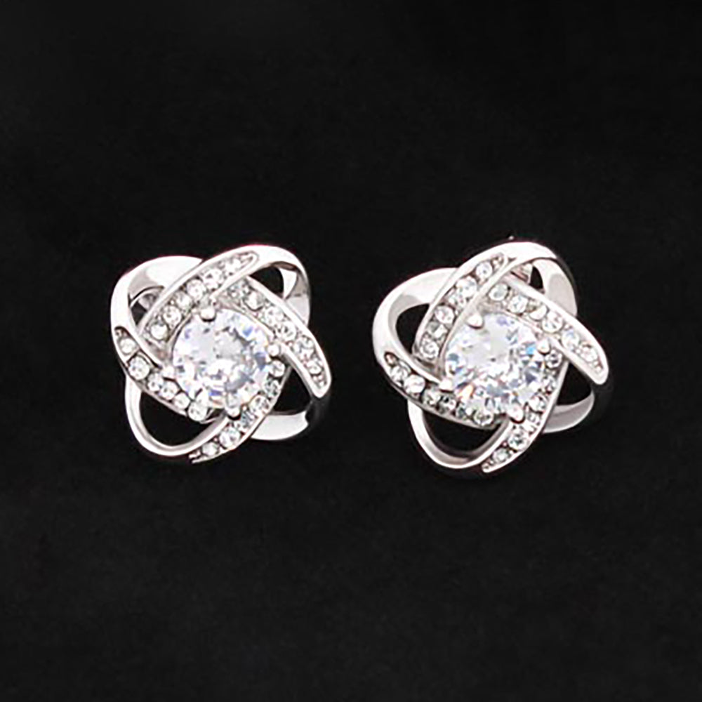 Valeria - Love Knot Stud Earrings