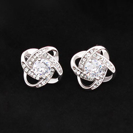 Valeria - Love Knot Stud Earrings