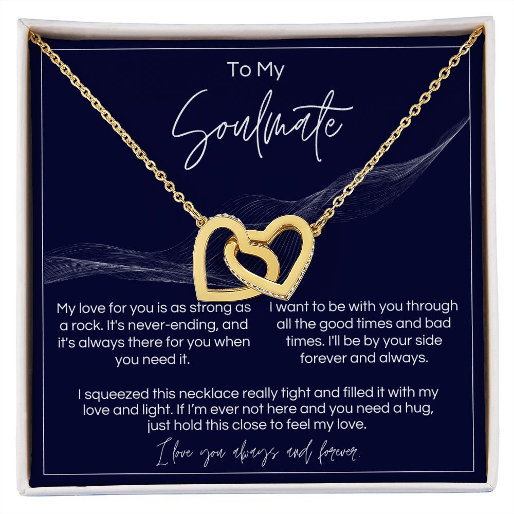 To My Soulmate - Strong As A Rock Interlocked Hearts