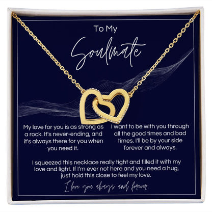 To My Soulmate - Strong As A Rock Interlocked Hearts