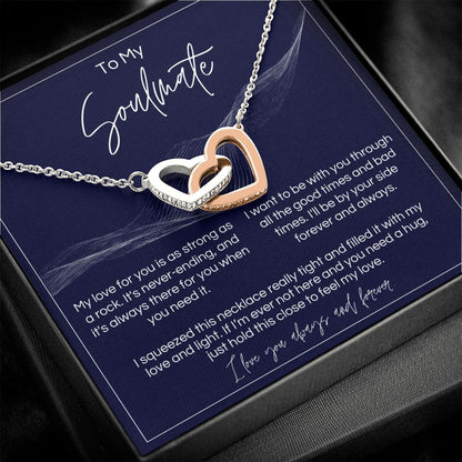 To My Soulmate - Strong As A Rock Interlocked Hearts