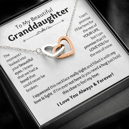 My Beautiful Granddaughter - Interlocking Hearts