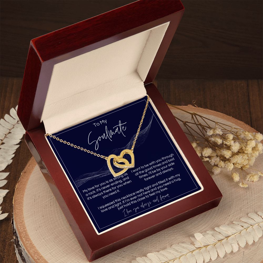 To My Soulmate - Strong As A Rock Interlocked Hearts