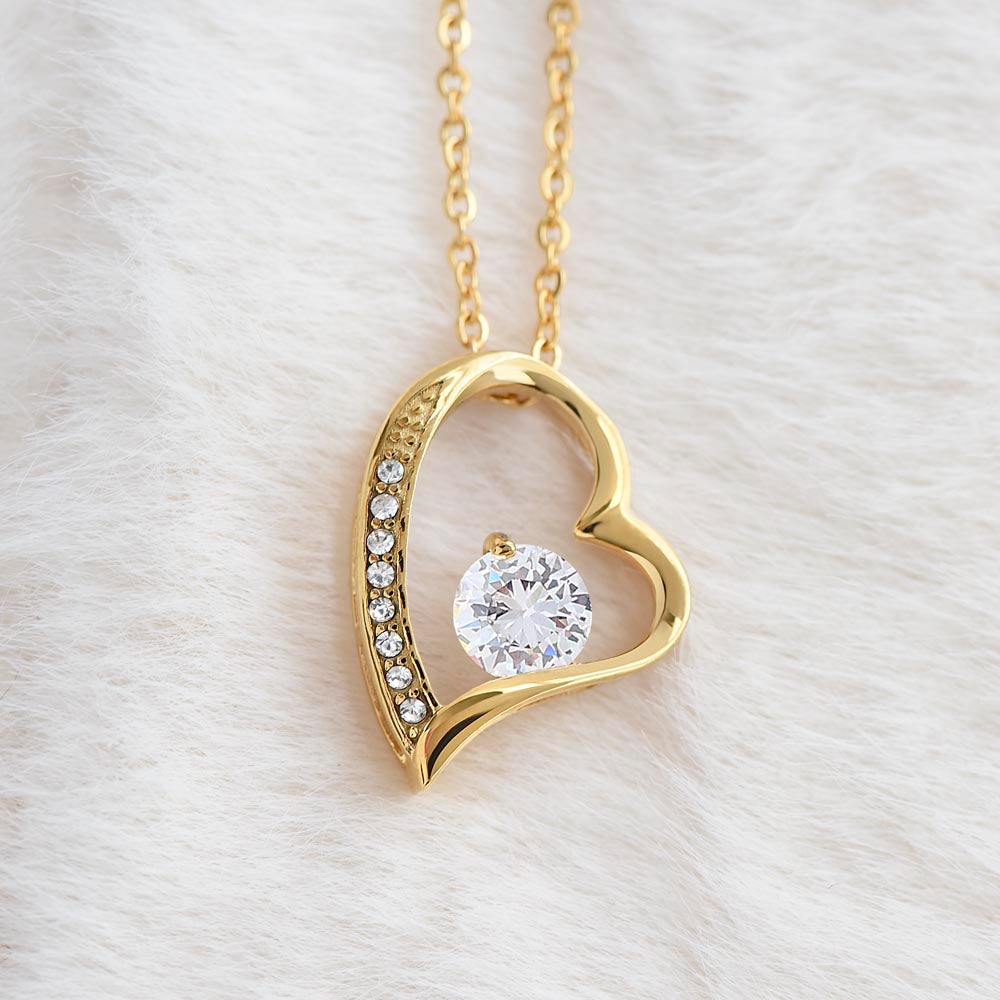 Ava Heart Necklace - Meeting you was fate