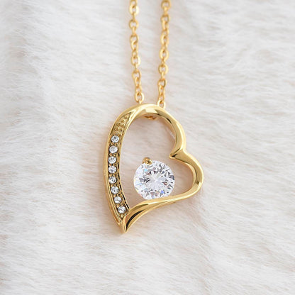 Ava Heart Necklace - Meeting you was fate