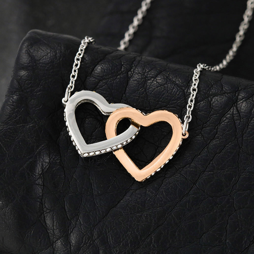 My Grown Up Daughter - Love Dad Interlocked Heart Necklace