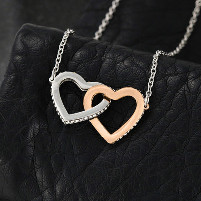 My Grown Up Daughter - Love Dad Interlocked Heart Necklace