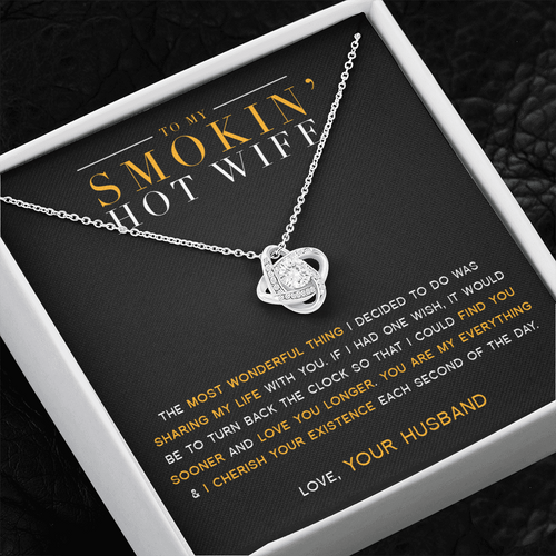 To My Wife - My Everything Love Knot Necklace