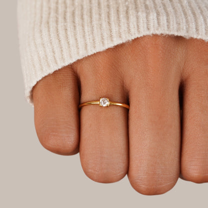 Aura - Birthstone 18K Gold Ring