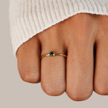 Aura - Birthstone 18K Gold Ring