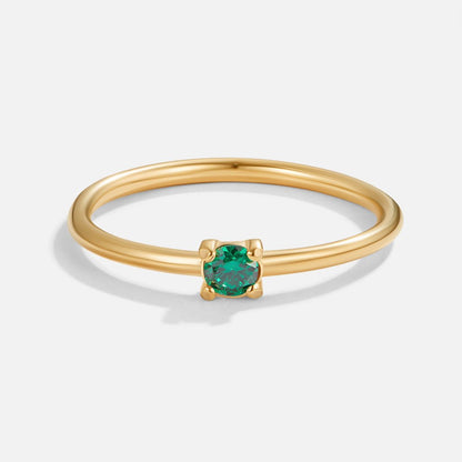 Aura - Birthstone 18K Gold Ring