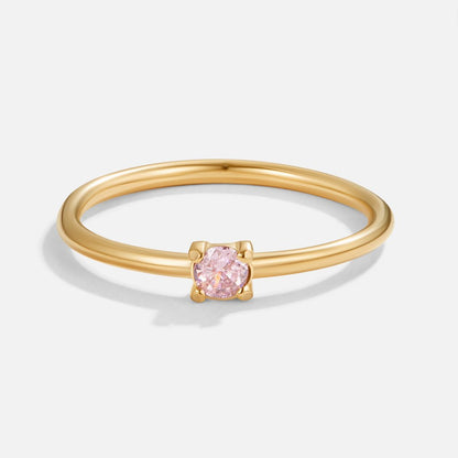 Aura - Birthstone 18K Gold Ring