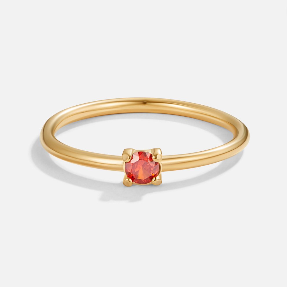 Aura - Birthstone 18K Gold Ring
