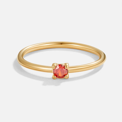 Aura - Birthstone 18K Gold Ring
