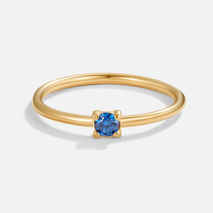 Aura - Birthstone 18K Gold Ring